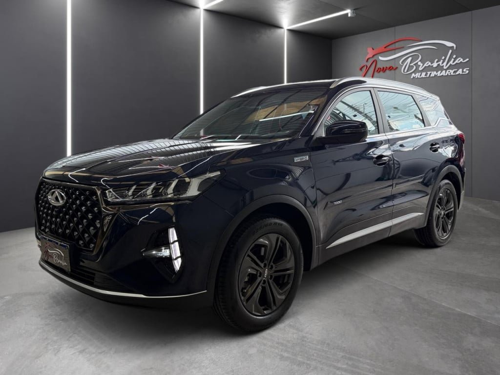 Caoa Chery Tiggo 7 PRO 1.5 Turbo (Híbrido) na cor Azul em Curitiba / PR - 925760