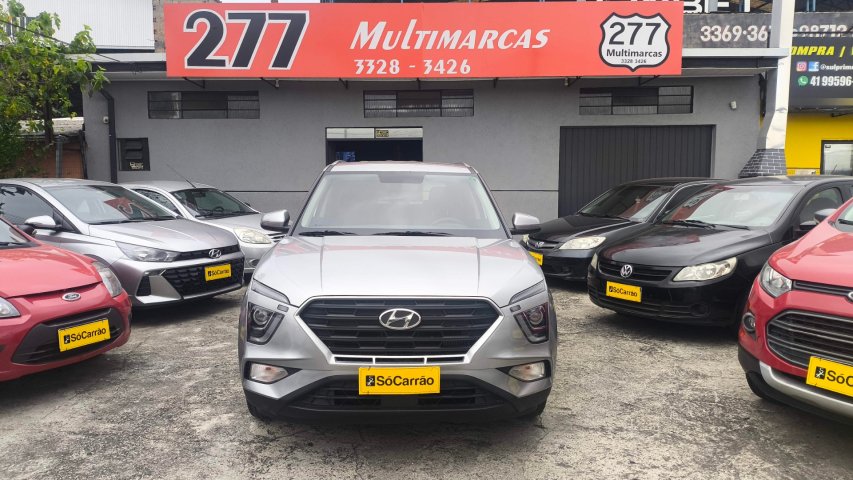 Hyundai Creta Comfort 1.0 TB 12V Flex Aut. na cor Prata em Curitiba / PR - 925834