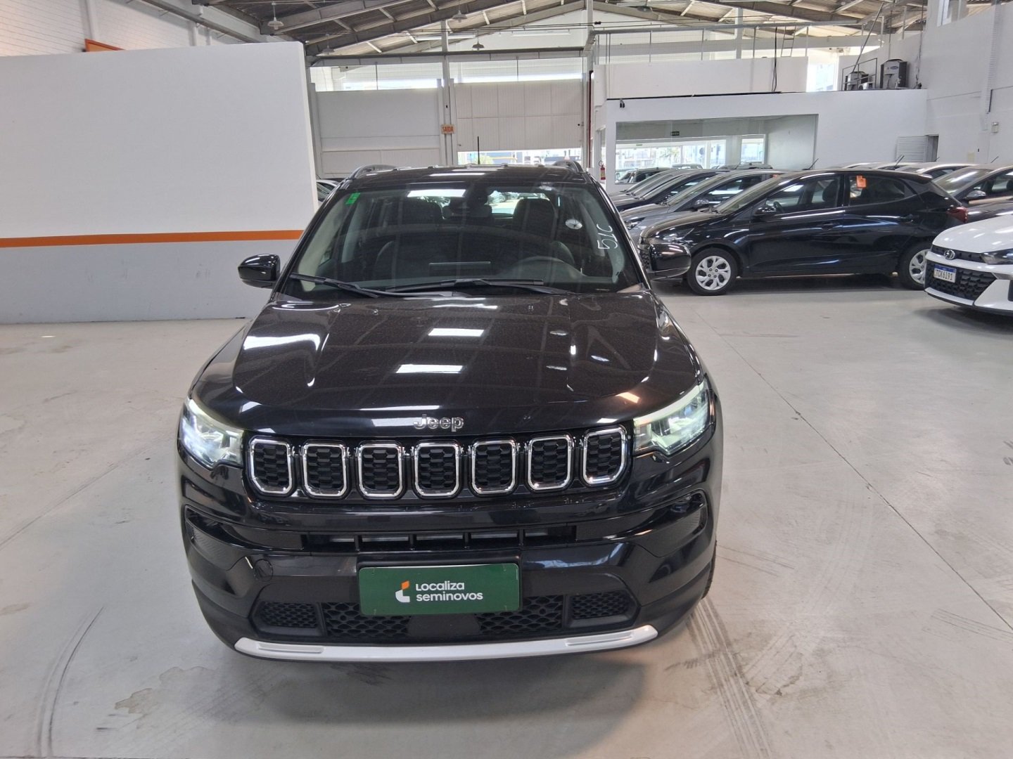 Jeep Compass LONG. T270 1.3 TB 4x2 Flex Aut. na cor Preto em São José / SC - 925852
