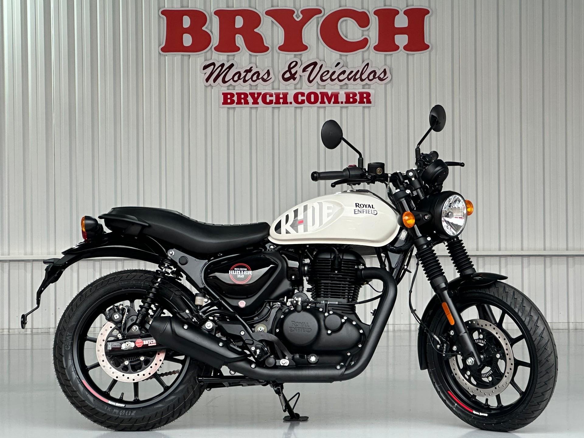 Royal Enfield Hunter 350 Dapper  na cor Branco em Pomerode / SC - 925860