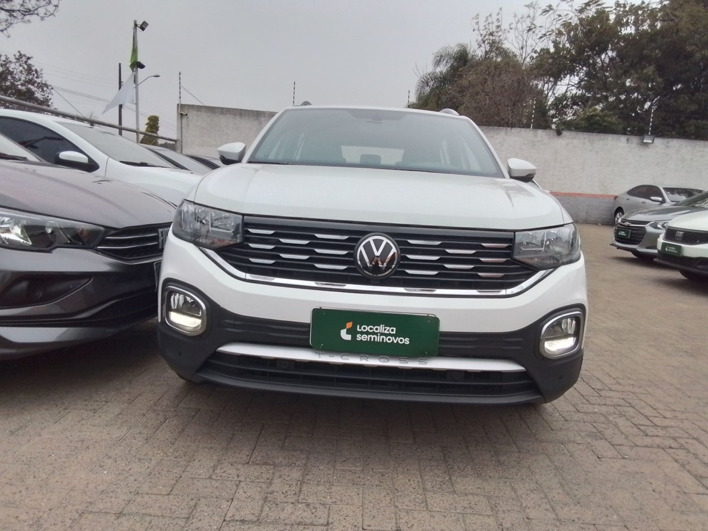 Volkswagen T-Cross Hig. 250 TSI 1.4 Flex 16V 5p Aut na cor Branco em Lages / SC - 926033