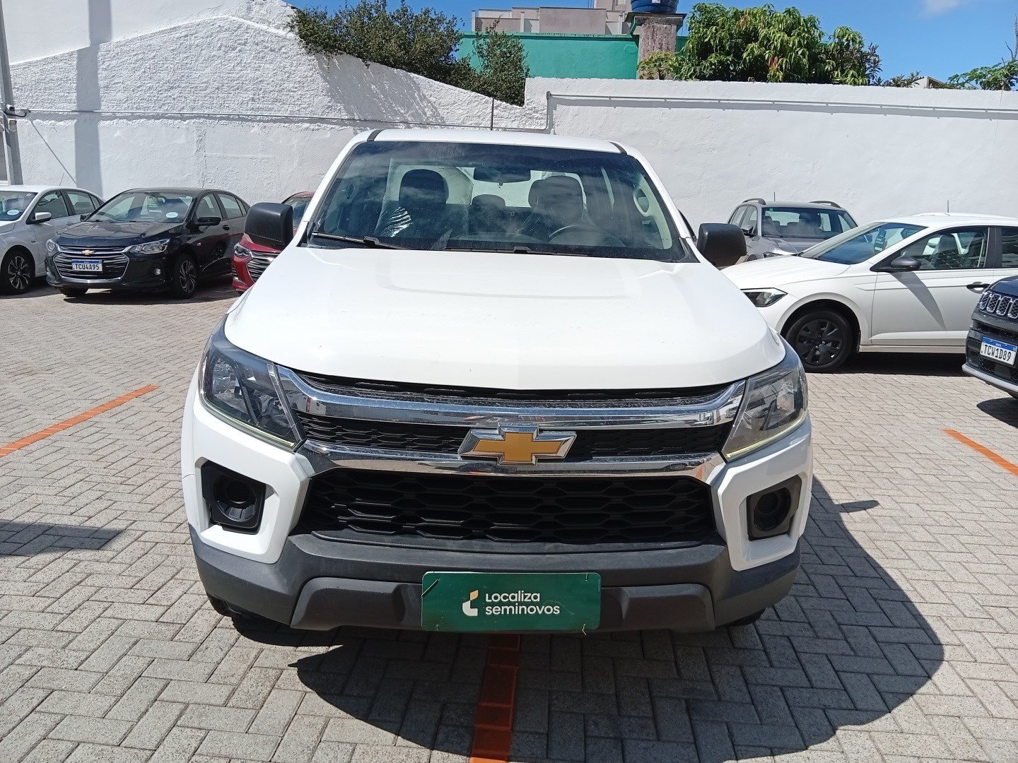 Chevrolet S10 Pick-Up LS 2.8 TDI 4x4 CD Dies. Mec. na cor Branco em São José / SC - 926371