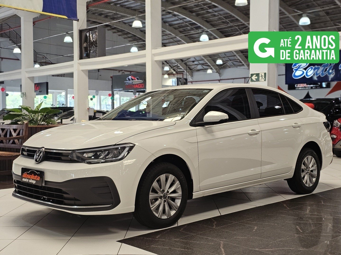 Volkswagen Virtus TSI 1.0 Flex 12V 4p Aut. na cor Branco em Curitiba / PR - 926432