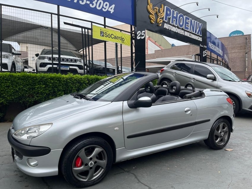 Peugeot 206 CC 1.6 16V 2p na cor Prata em Campinas / SP - 926563