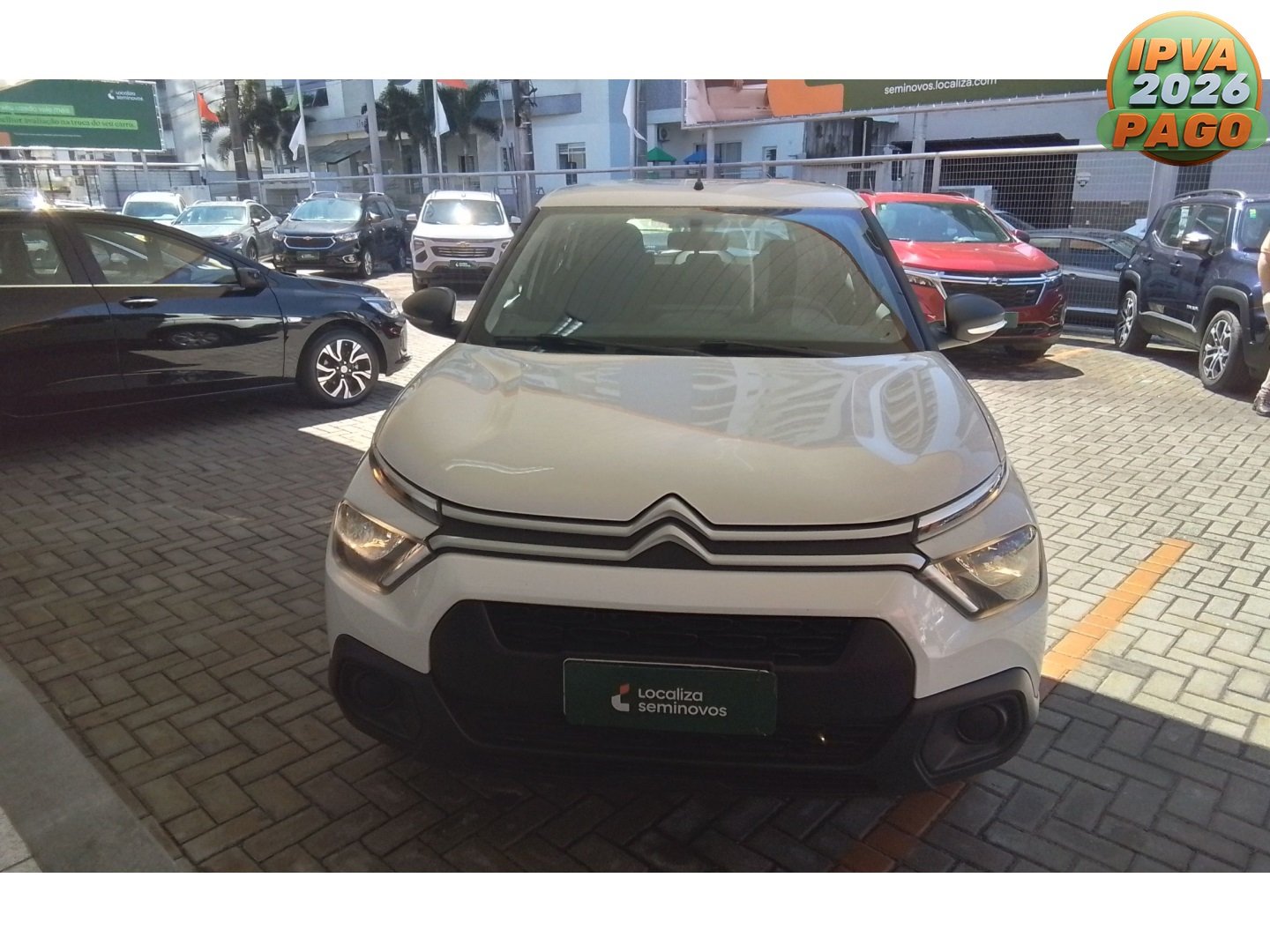 Citroën C3 Feel 1.0 Flex 6V 5p Mec. na cor Branco em Jaraguá do Sul / SC - 926677