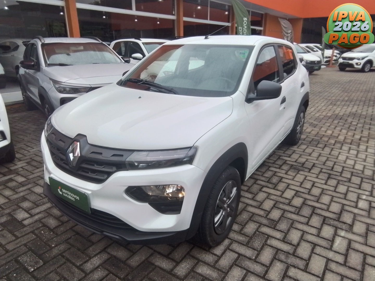 Renault Kwid Zen 1.0 Flex 12V 5p Mec. na cor Branco em Jaraguá do Sul / SC - 926690