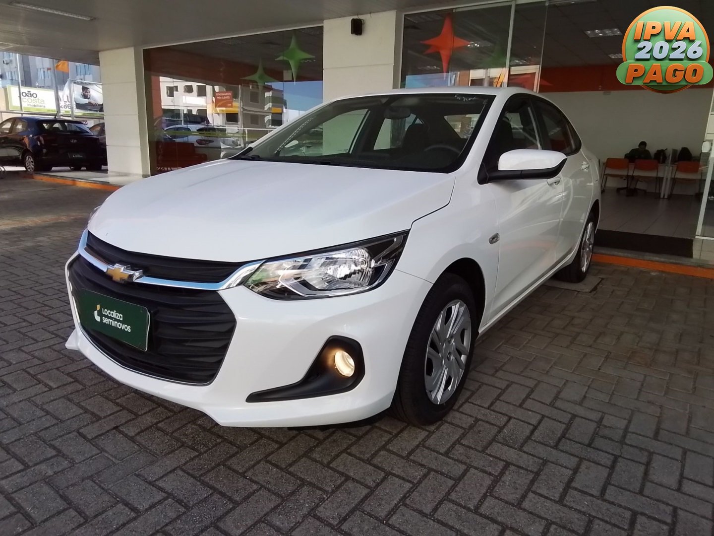 Chevrolet Onix HATCH LT 1.0 12V Flex 5p Mec. na cor Branco em Palhoça / SC - 927496