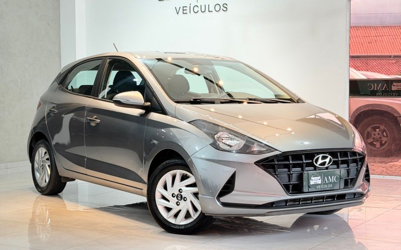 Hyundai HB20 Evolution Bluelink 1.0 Flex 12V Mec na cor Cinza em Joinville / SC - 929846