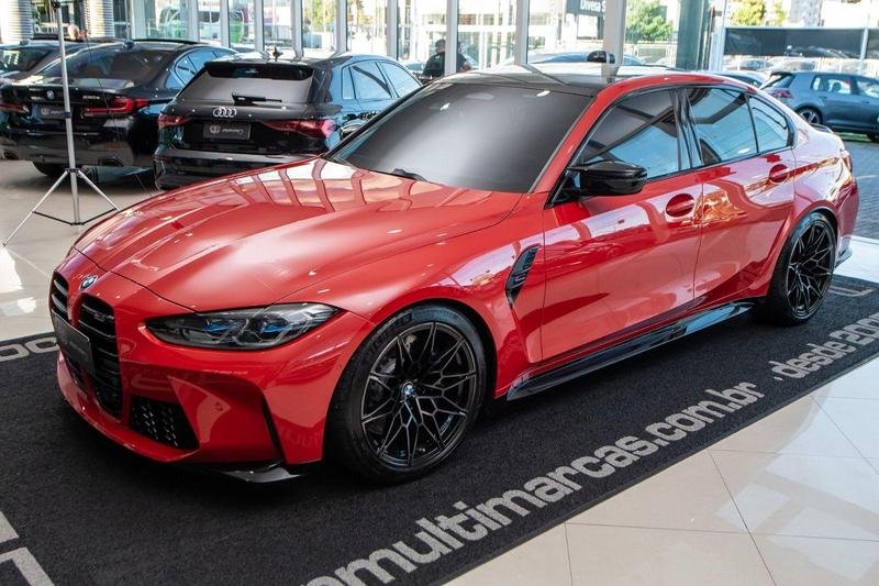 BMW M3 Competition M 3.0 Bi-TB 510cv na cor Vermelho em Curitiba / PR - 929876