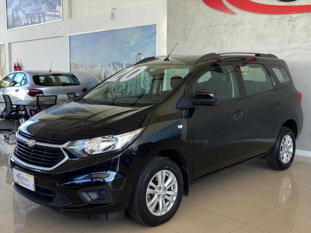 Chevrolet Spin LT 1.8 8V Econo.Flex 5p Mec. na cor Preto em Balneário Camboriú / SC - 929910