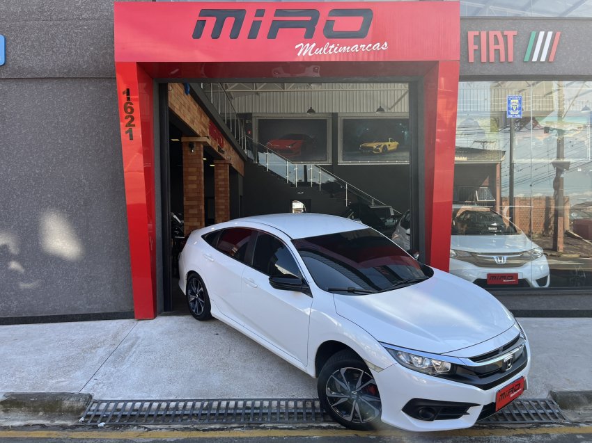 Honda Civic Sedan EXL 2.0 Flex 16V Aut.4p na cor Branco em Ponta Grossa / PR - 930076