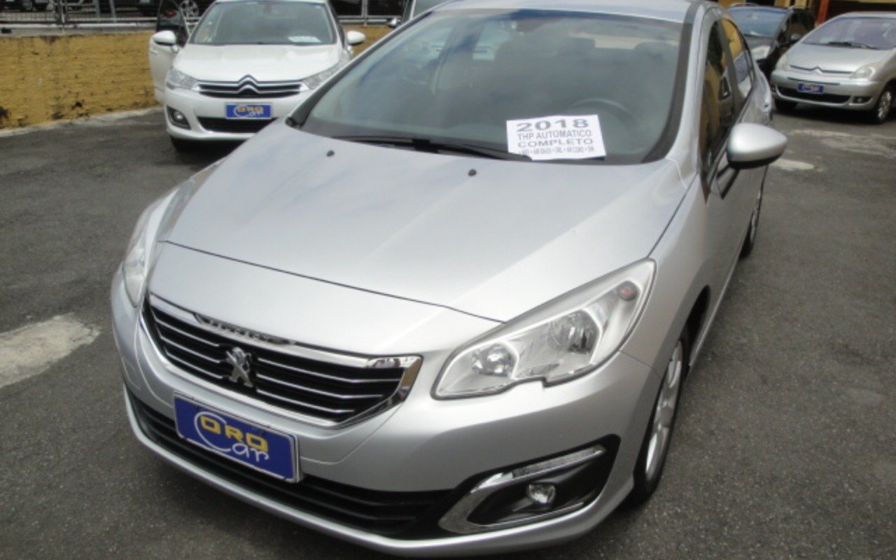 Peugeot 408 Sed. Bus./Allure 1.6 TB Flex 16V Aut na cor Prata em Curitiba / PR - 930117