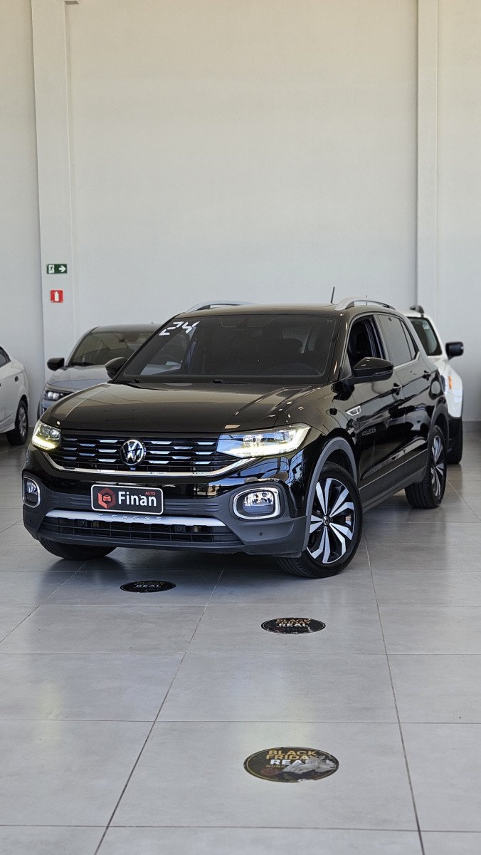 Volkswagen T-Cross Hig. 250 TSI 1.4 Flex 16V 5p Aut na cor Preto em Americana / SP - 930266