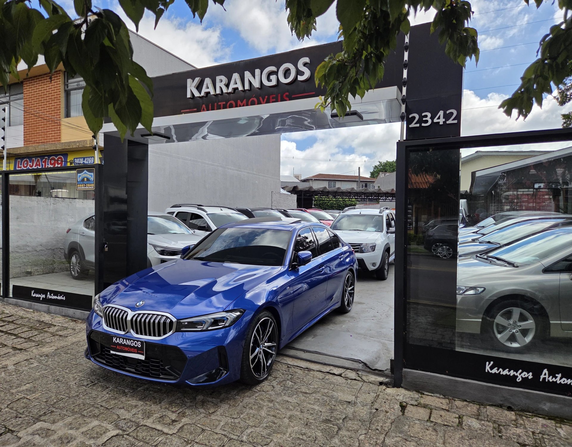 BMW 320i 2.0 TB M Sport A.Flex/M.Sport 4p na cor Azul em Curitiba / PR - 930291