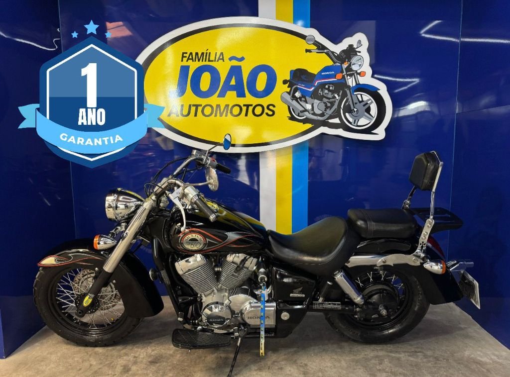 Honda VT 750 SHADOW  na cor Preto no Alvorada / RS - 930401