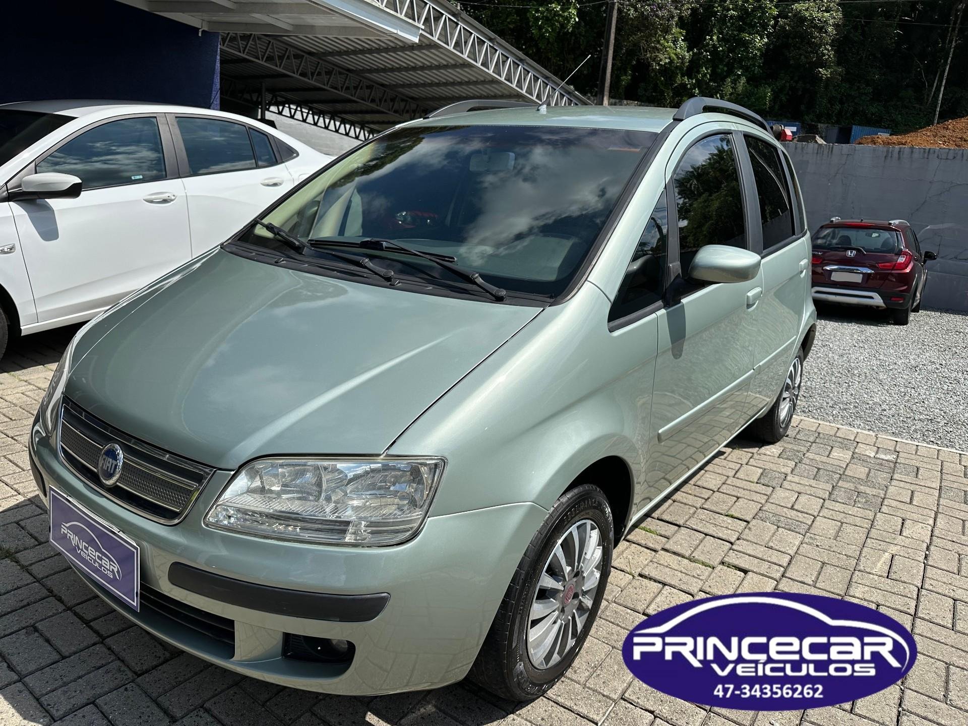 Fiat Idea ELX 1.4 mpi Fire Flex 8V 5p na cor Verde em Joinville / SC - 932026