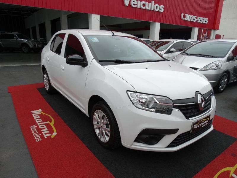 Renault Logan Zen Flex 1.0 12V 4p Mec. na cor Branco em São José dos Pinhais / PR - 932624
