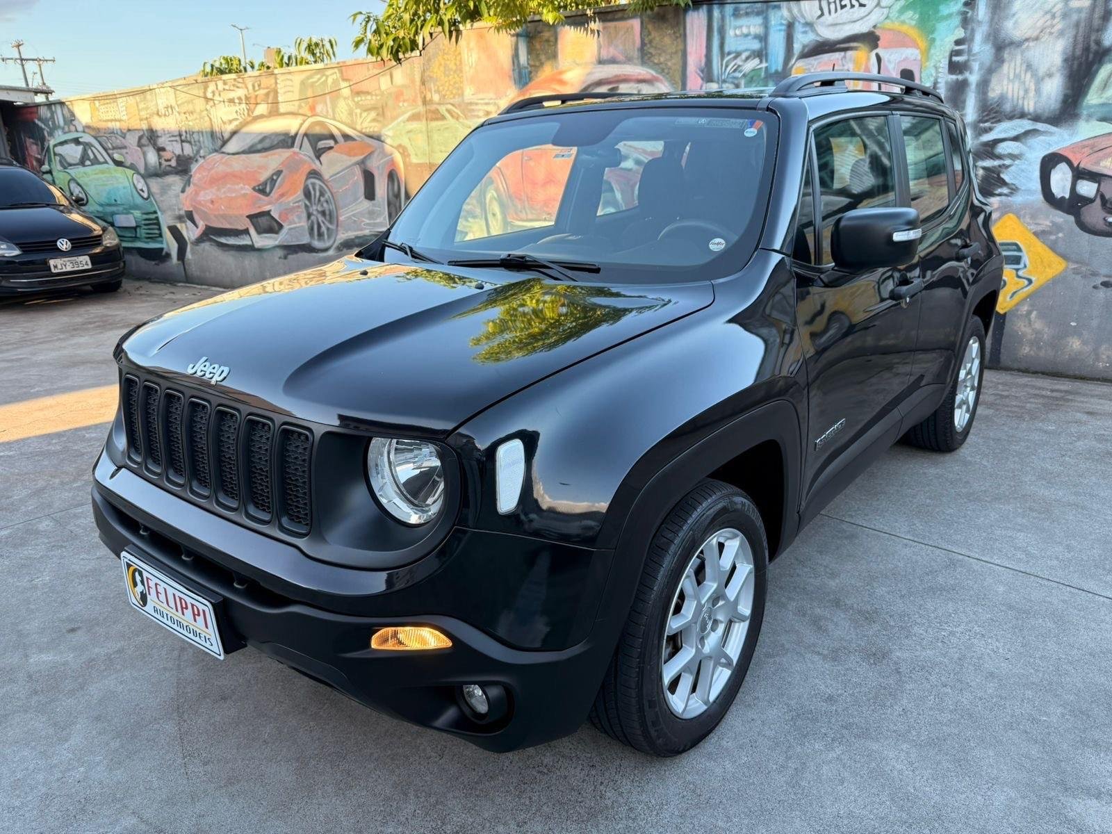 Jeep Renegade Sport 1.8 4x2 Flex 16V Aut. na cor Preto em Joinville / SC - 933099