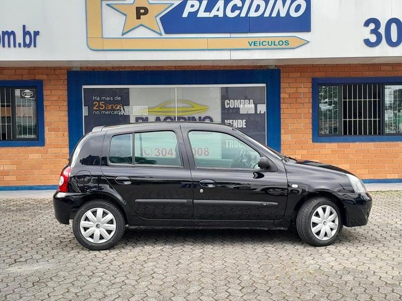 Renault Clio Campus Hi-Flex 1.0 16V 5p na cor Preto em Curitiba / PR - 933263