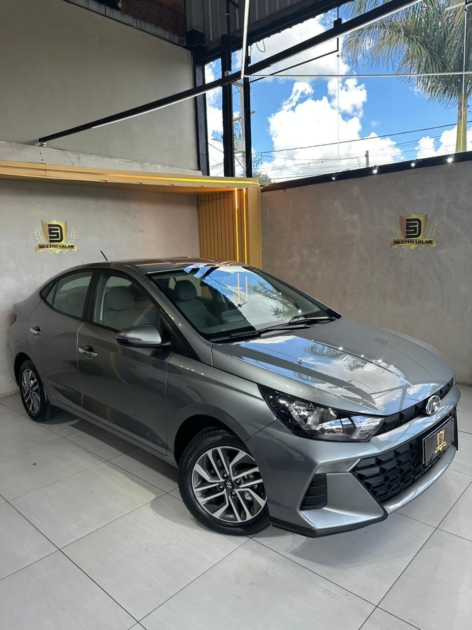 Hyundai HB20S Limited Plus 1.0 Flex 12V Mec. na cor Cinza em Ponta Grossa / PR - 933370