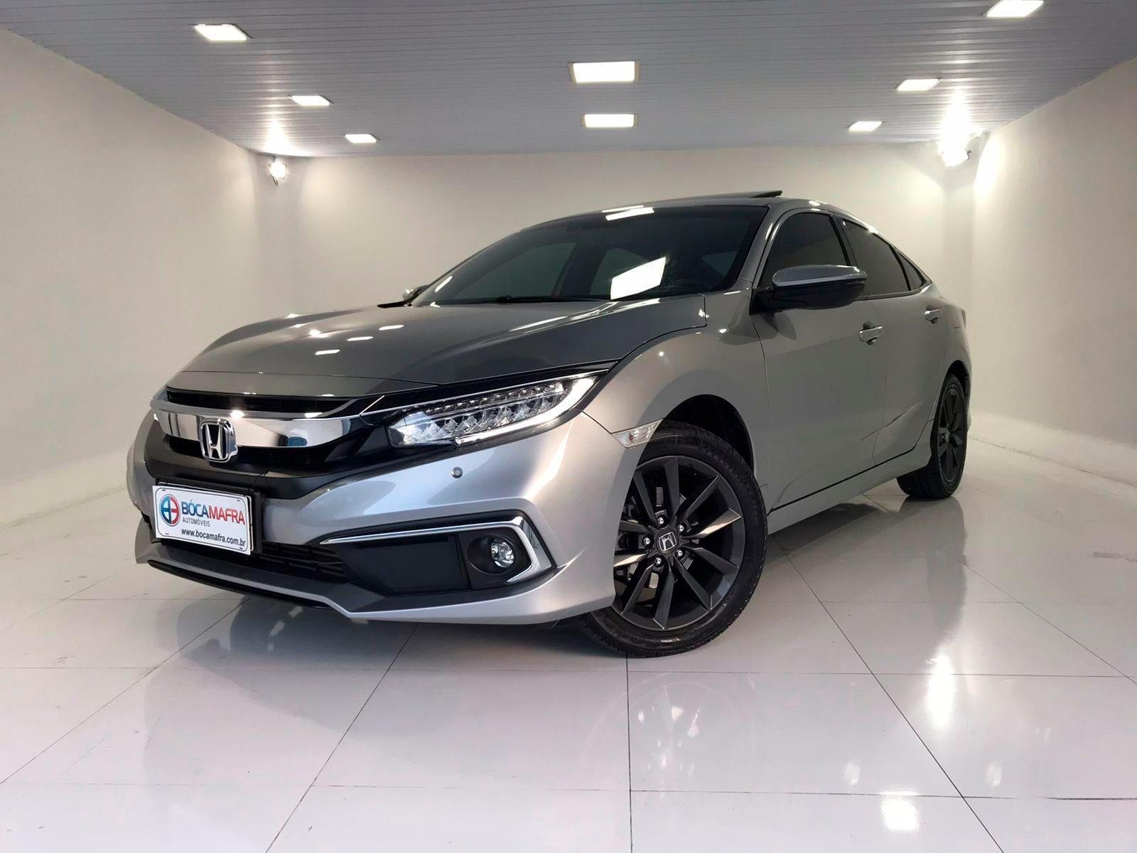 Honda Civic Sedan TOURING 1.5 Turbo 16V Aut.4p na cor Prata em Brusque / SC - 933441
