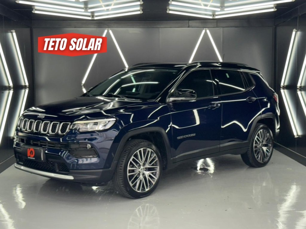 Jeep Compass LIMITED T270 1.3 TB 4x2 Flex Aut na cor Azul em Palhoça / SC - 933551