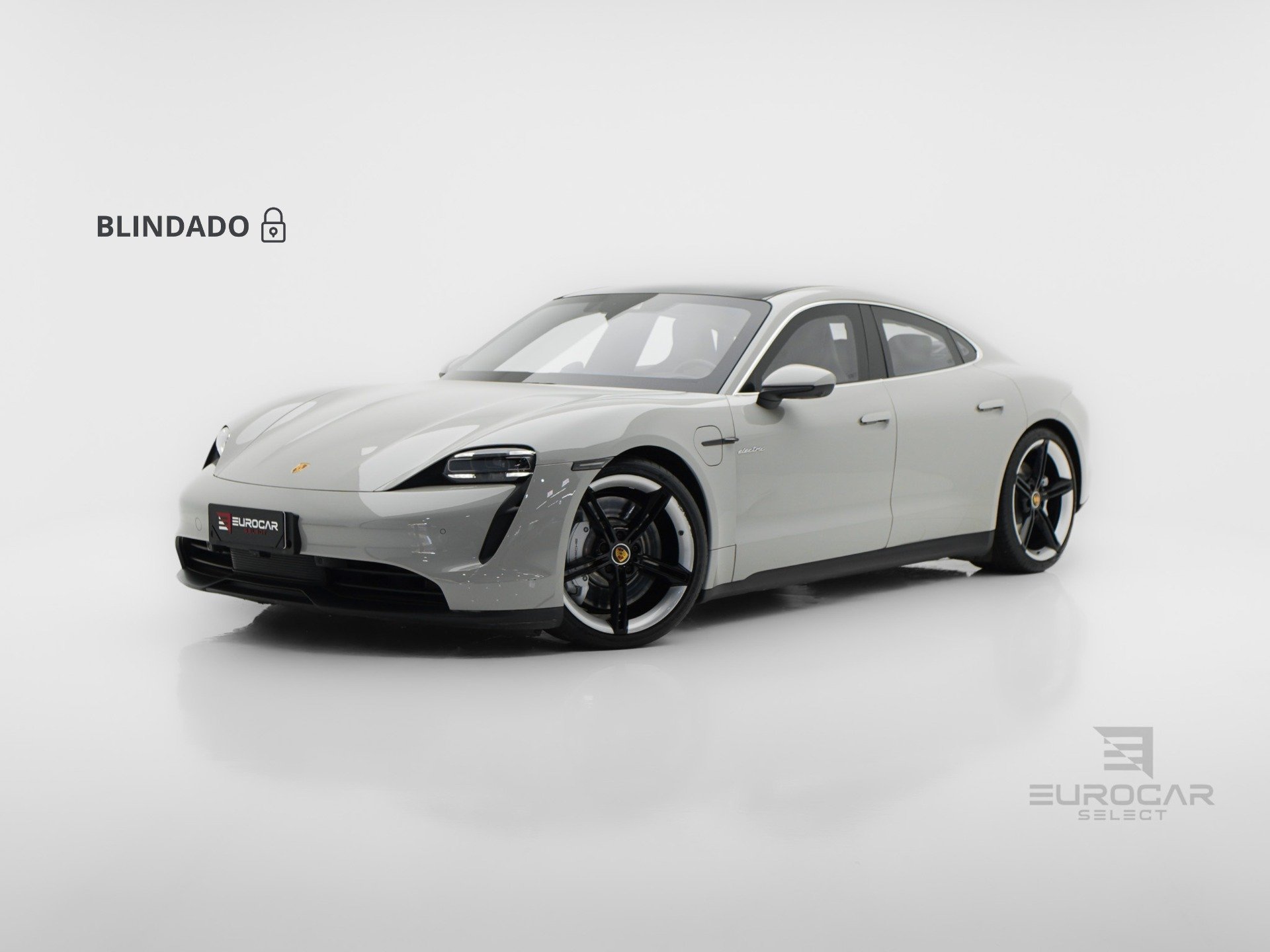Porsche Taycan 4S (Elétrico) na cor Cinza em Curitiba / PR - 933871