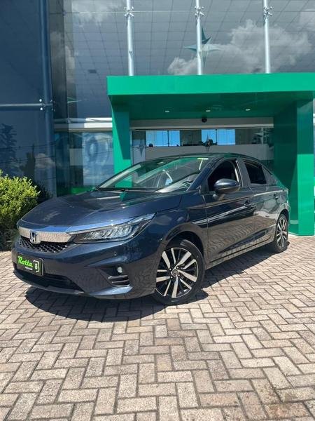 Honda City Hatchback Touring 1.5 Flex 16V Aut na cor Azul em Fazenda Rio Grande / PR - 934488
