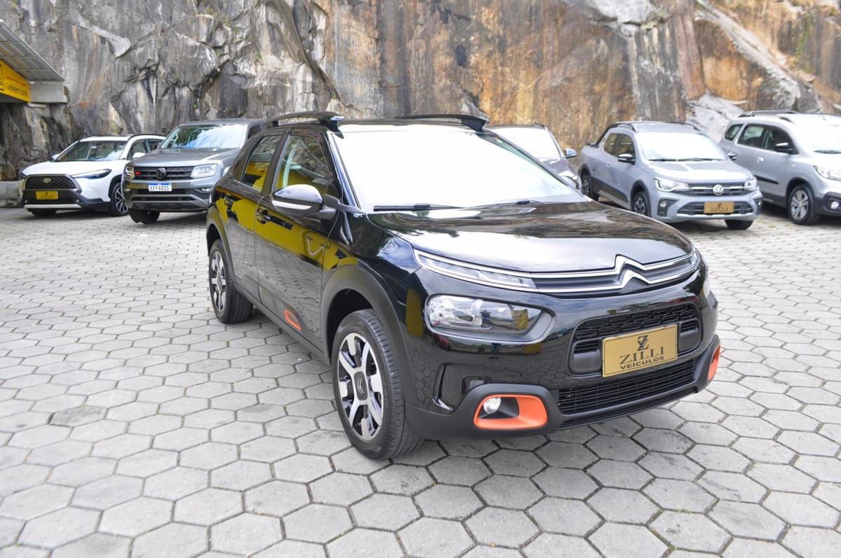 Citroën C4 Cactus SHINE Pack 1.6 Turbo Flex Aut. na cor Preto em Florianópolis / SC - 934612