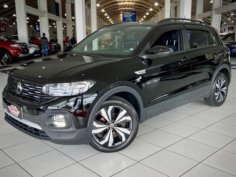 Volkswagen T-Cross 200 TSI 1.0 Flex 12V 5p Aut. na cor Preto em Curitiba / PR - 934643