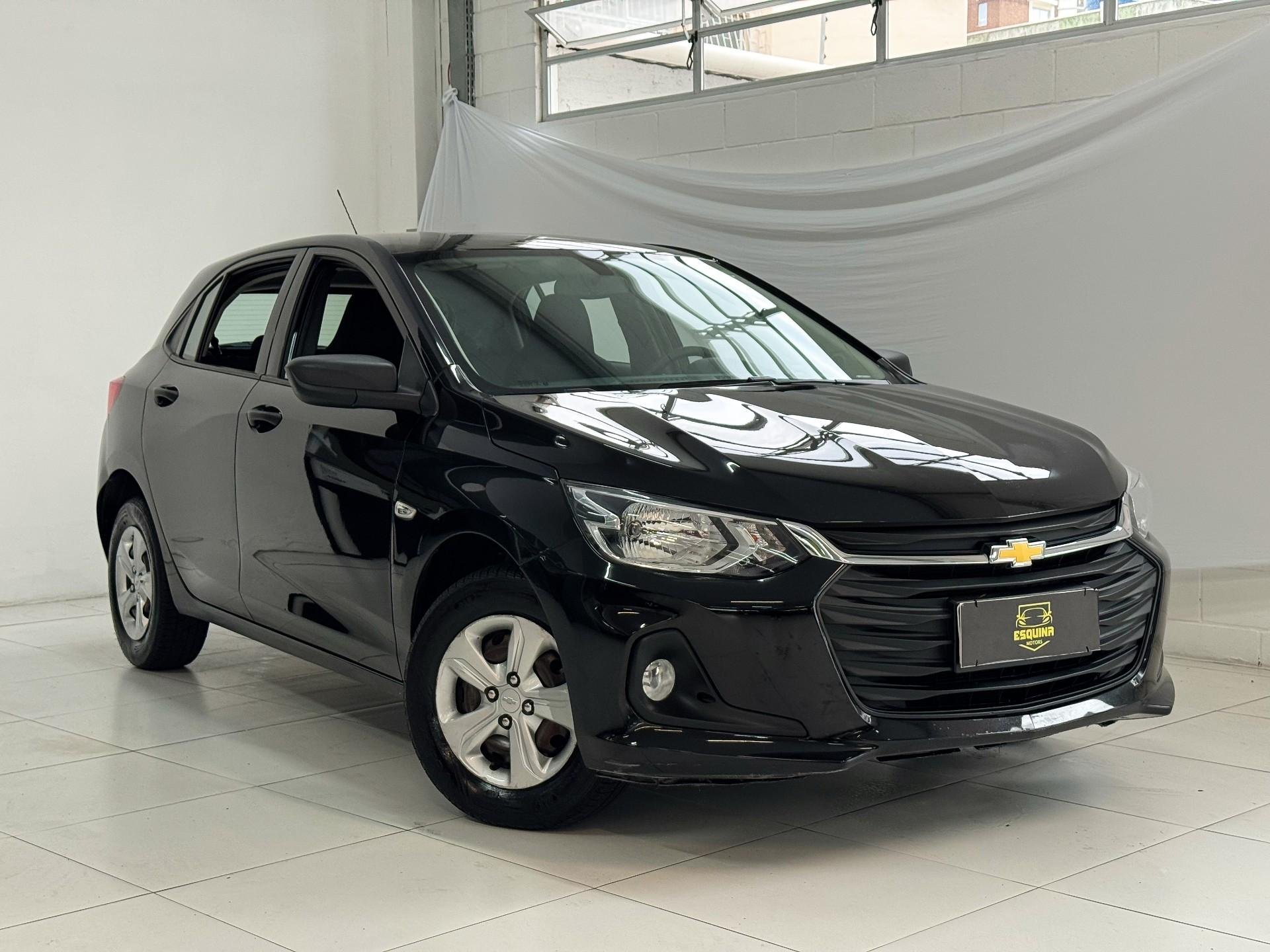 Chevrolet Onix HATCH 1.0 12V TB Flex 5p Aut. na cor Preto em São José / SC - 934761