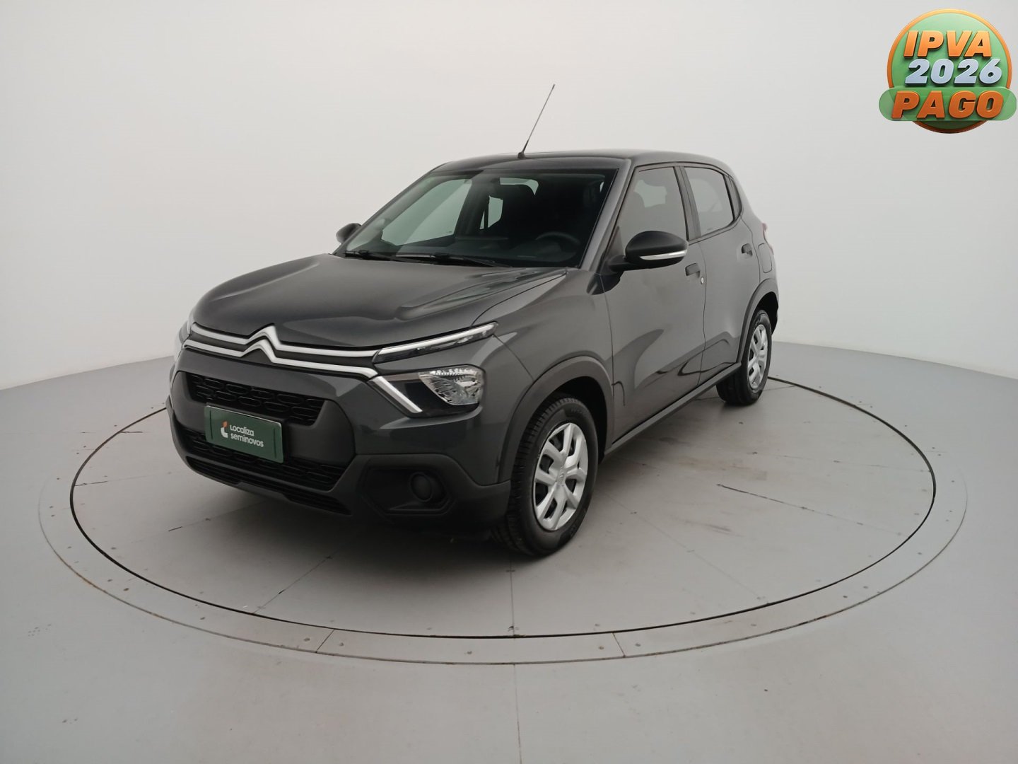Citroën C3 Feel 1.0 Flex 6V 5p Mec. na cor Cinza em Maringá / PR - 934769