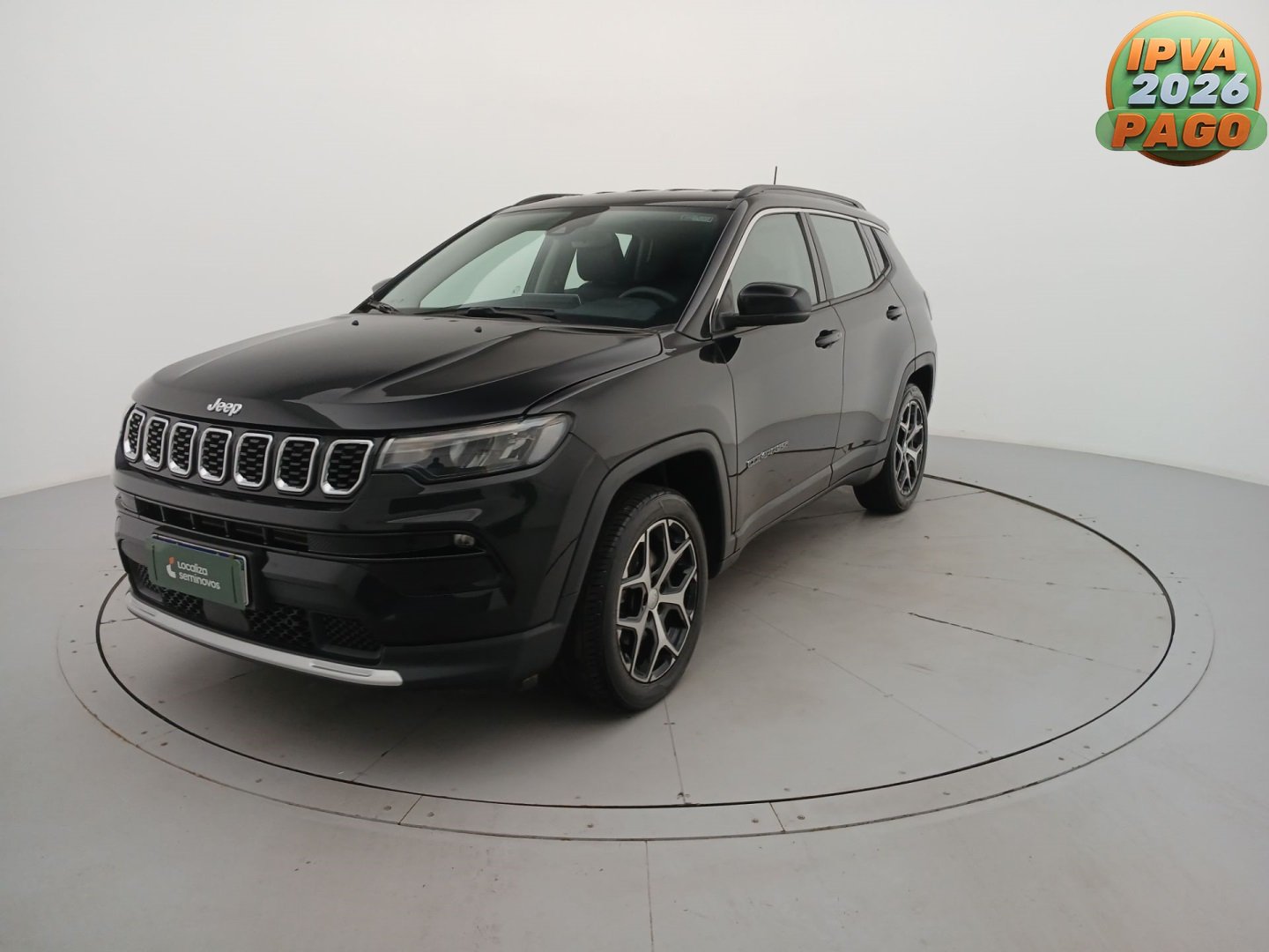Jeep Compass LONG. T270 1.3 TB 4x2 Flex Aut. na cor Preto em Maringá / PR - 934770