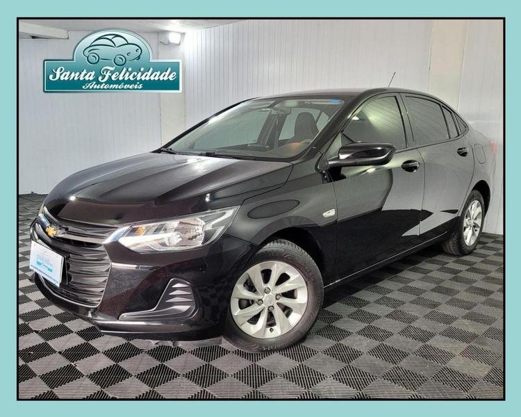 Chevrolet Onix SEDAN Plus LT 1.0 12V TB Flex Aut. na cor Preto em Curitiba / PR - 934906