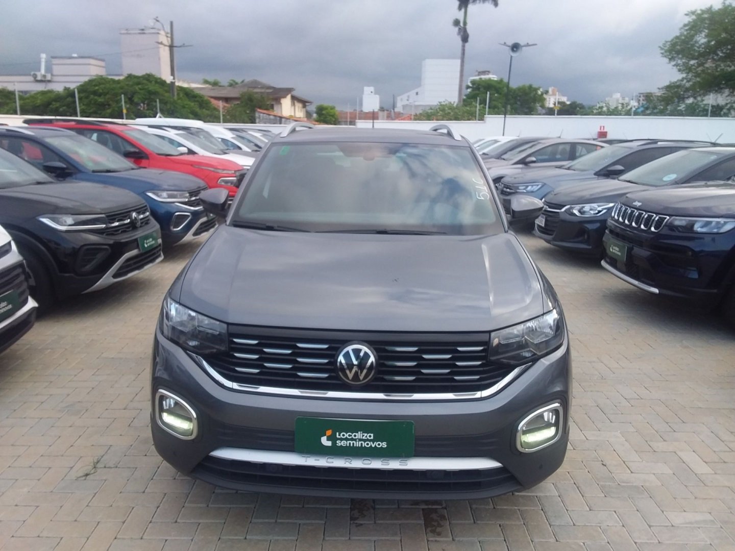 Volkswagen T-Cross Hig. 250 TSI 1.4 Flex 16V 5p Aut na cor Cinza em Palhoça / SC - 935046