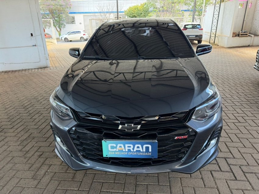 Chevrolet Onix HATCH RS 1.0 TB 12V Flex 5p Aut. na cor Cinza em Apucarana / PR - 935094