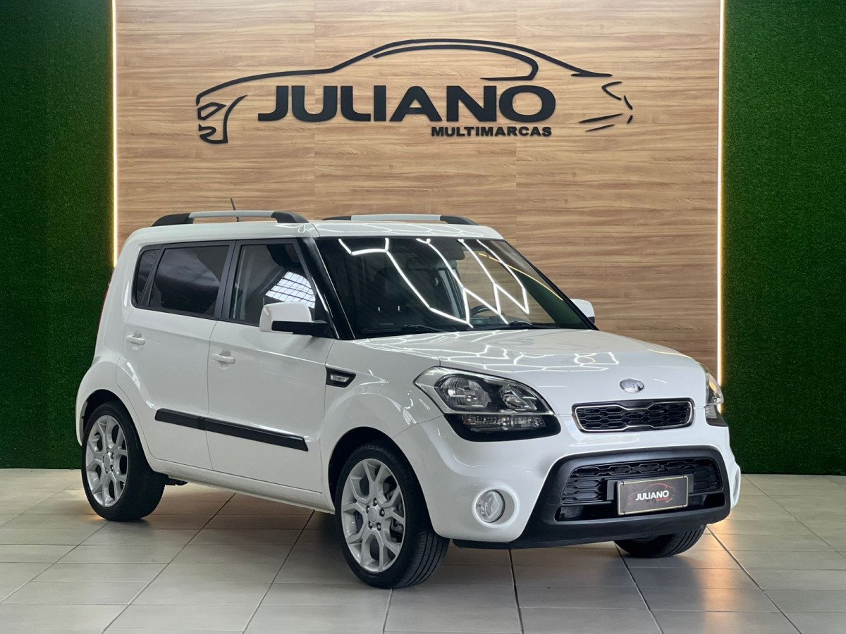 Kia SOUL 1.6/ 1.6 16V FLEX Aut. na cor Branco no Novo Hamburgo / RS - 935410
