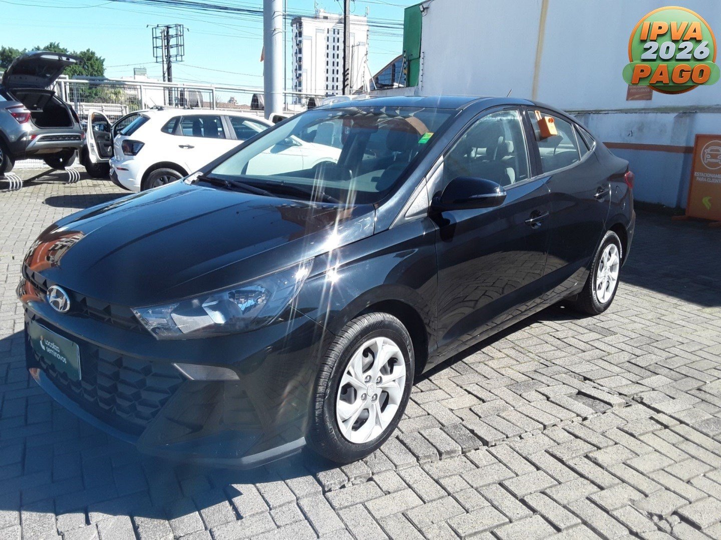 Hyundai HB20S Comfort Plus 1.0 Flex 12V Mec. na cor Preto no Gravataí / RS - 937263
