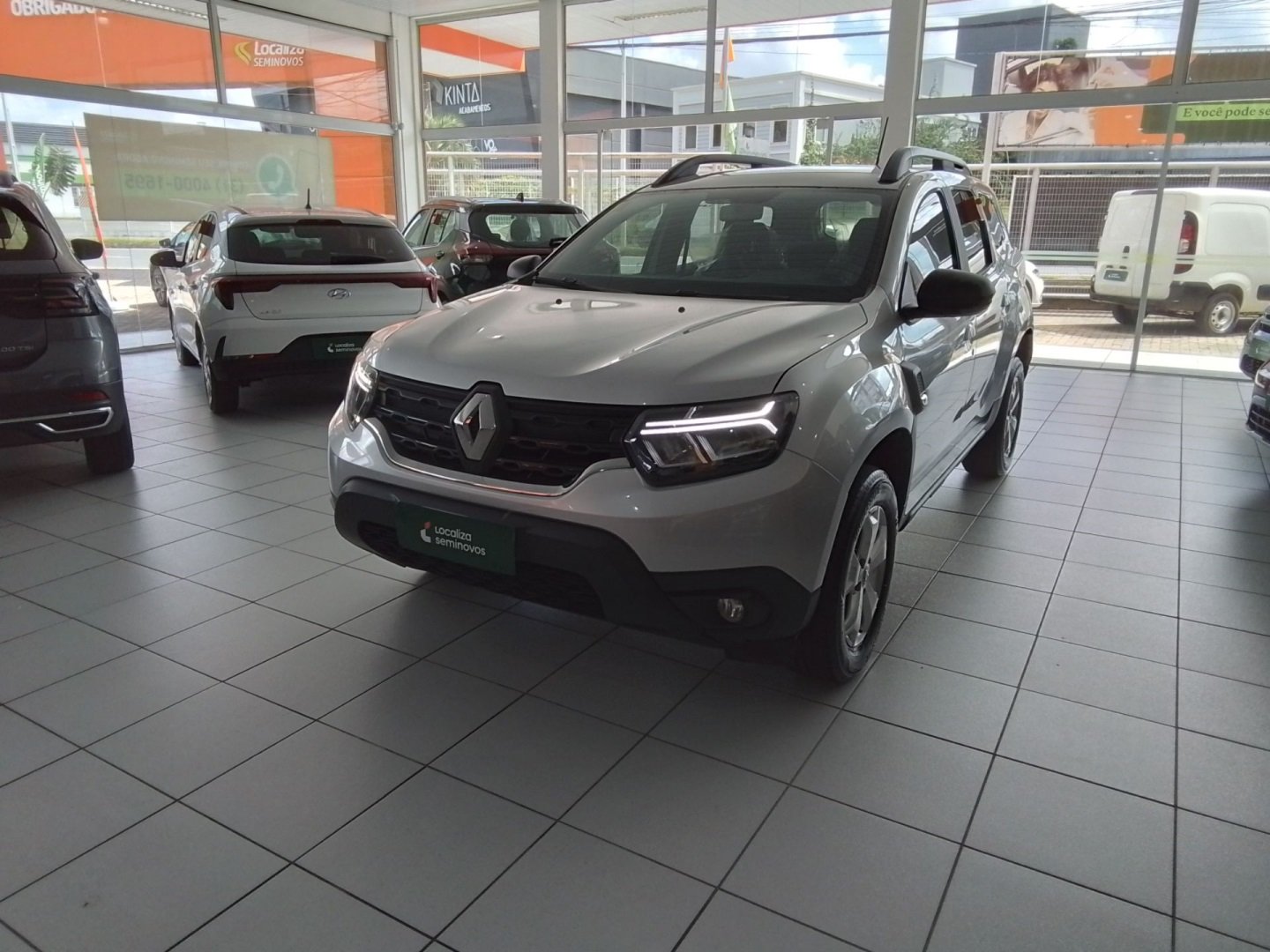 Renault Duster Intense Plus 1.6 16V Flex Mec. na cor Prata em Joinville / SC - 937512