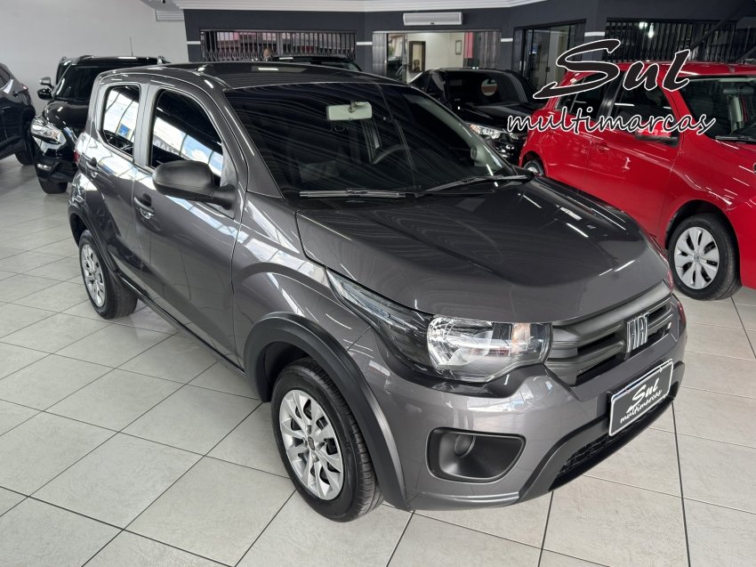Fiat Mobi LIKE 1.0 Fire Flex 5p. na cor Cinza em Ponta Grossa / PR - 937519