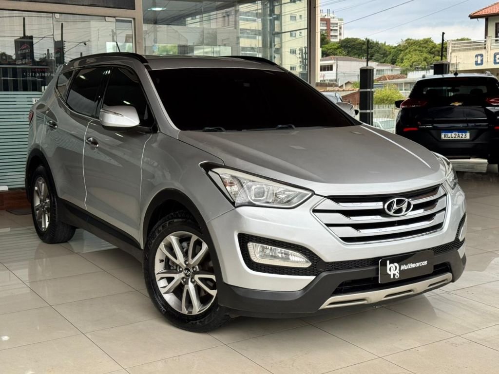 Hyundai Santa Fé GLS 3.3 V6 4X4 Tiptronic na cor Prata em Florianópolis / SC - 937805