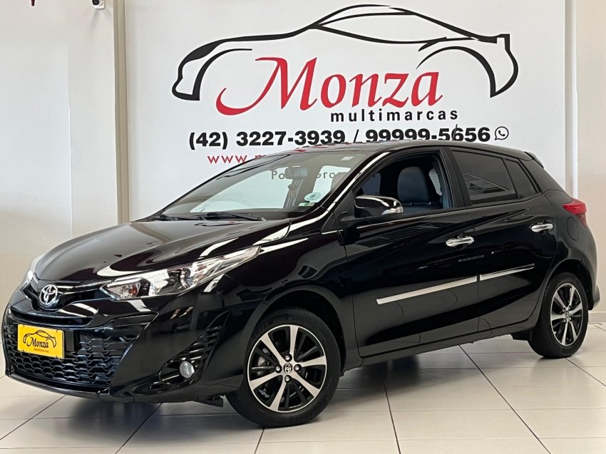 Toyota Yaris XLS 1.5 Flex 16V 5p Aut. na cor Preto em Ponta Grossa / PR - 938498