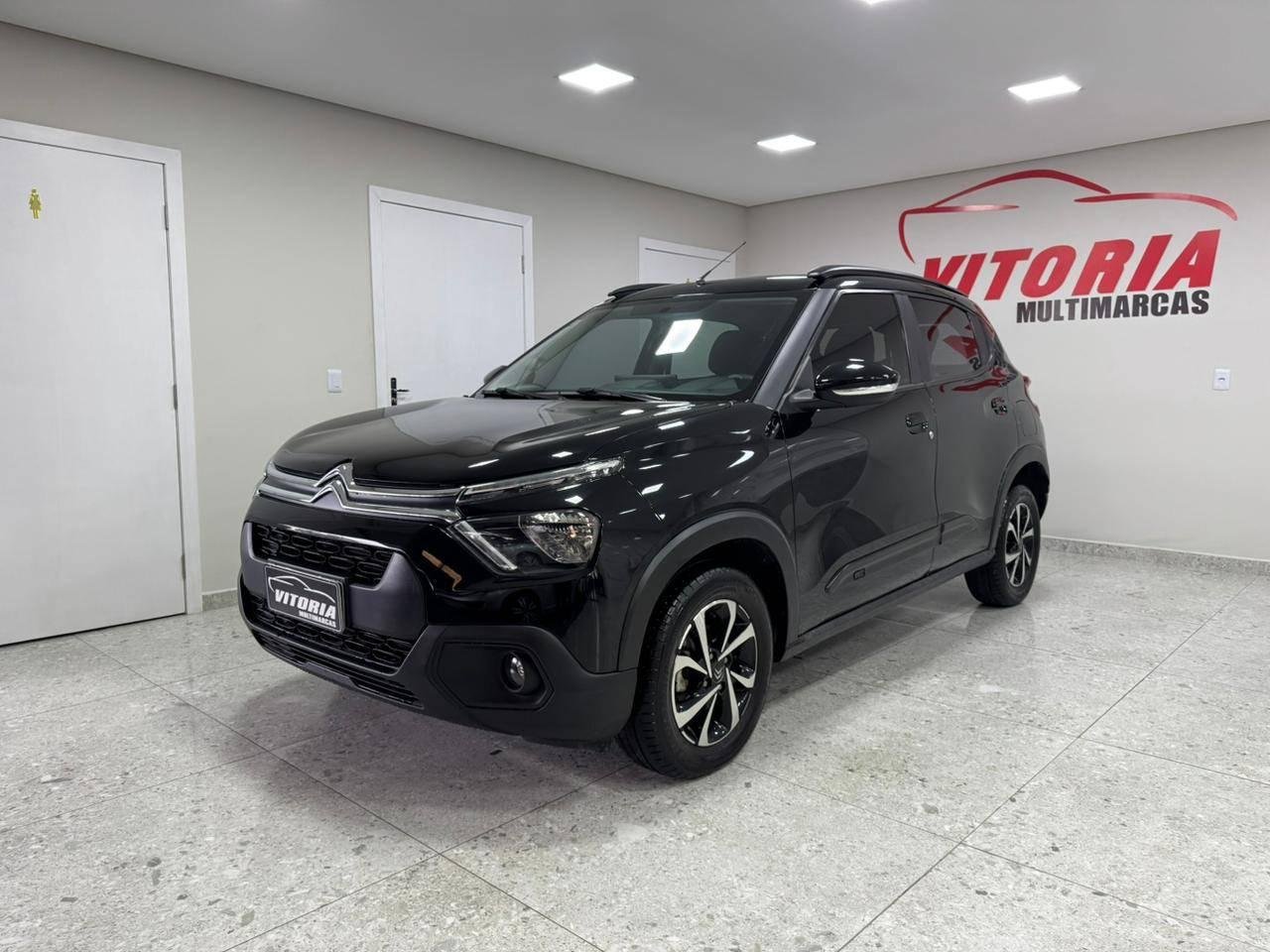 Citroën C3 Feel Pack 1.6 Flex 16V 5p Aut. na cor Preto em Joinville / SC - 938811