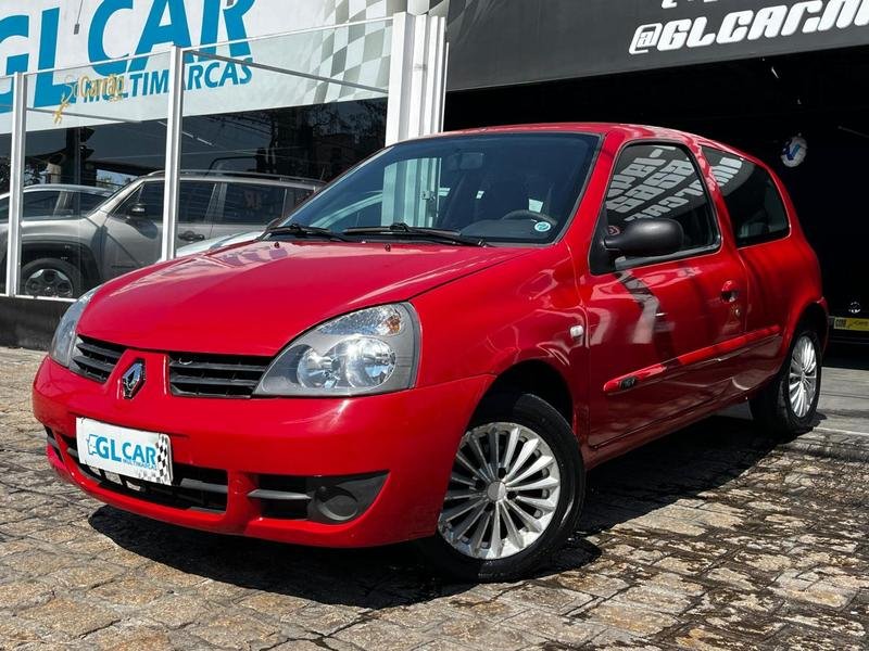 Renault Clio Campus Hi-Flex 1.0 16V 5p na cor Vermelho em Curitiba / PR - 9389