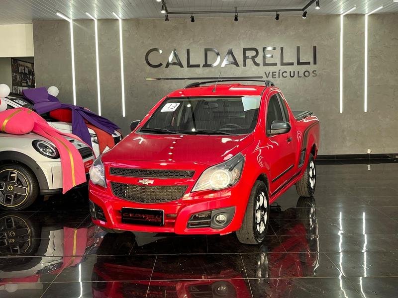 Chevrolet Montana LS 1.4 ECONOFLEX 8V 2p na cor Vermelho em Londrina / PR - 939453