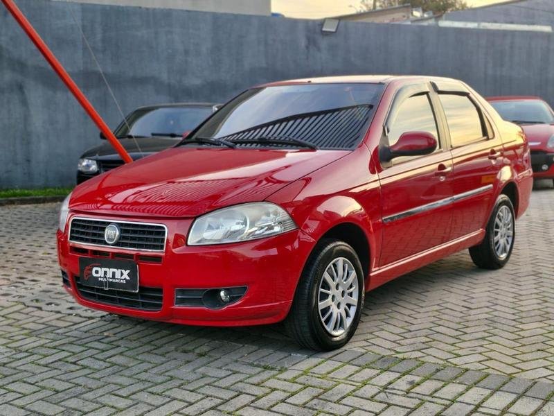 Fiat Siena EL Celeb. 1.0 mpi Fire Flex 8V 4p na cor Vermelho em Curitiba / PR - 939952