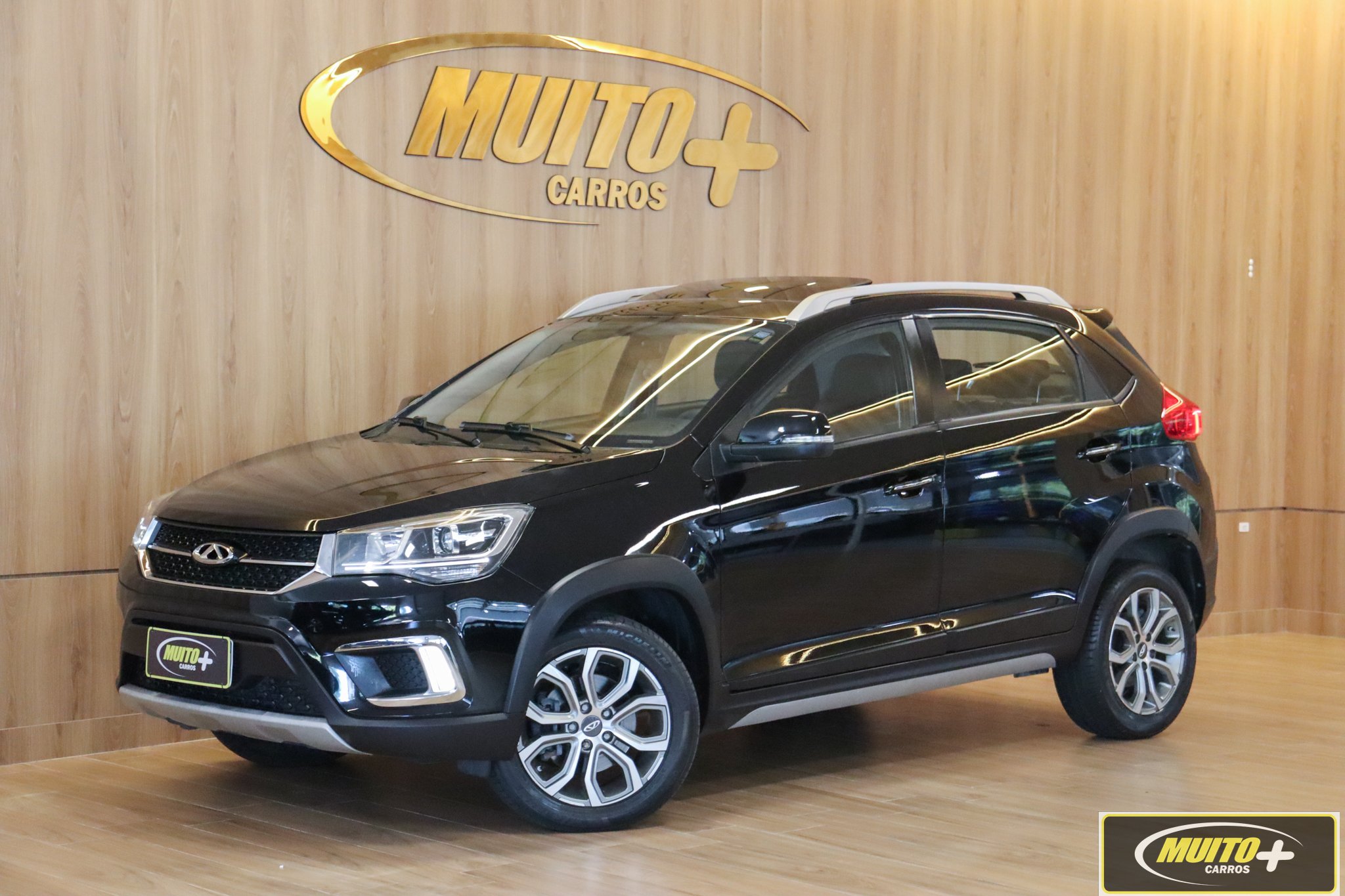 Caoa Chery Tiggo 2 ACT 1.5 16V Flex Aut.5p na cor Preto em São José / SC - 940206