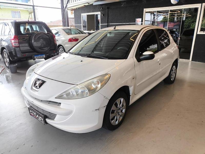 Peugeot 207 XR 1.4 Flex 8V 3p na cor Branco em Curitiba / PR - 941297