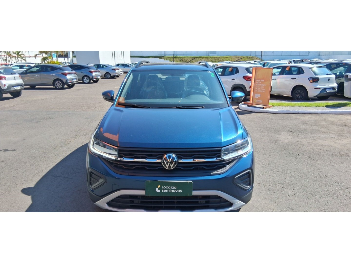 Volkswagen T-Cross Comfor. 200 TSI 1.0 Flex 5p Aut. na cor Azul em Lages / SC - 941355