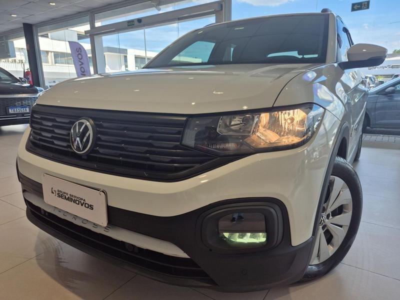 Volkswagen T-Cross Sense 200 TSI 1.0 Flex 5p Aut. na cor Branco em Curitiba / PR - 941479